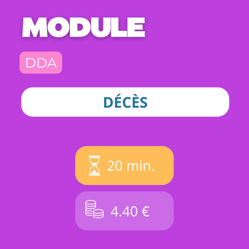 Module - Décès (DDA)