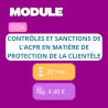 Module - Contrôles et sanctions de l’ACPR en matière de protection de la clientèle (DDA)