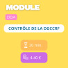 Module - Contrôle de la DGCCRF (DDA)