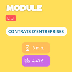 Module - Contrats d'entreprises (DCI)