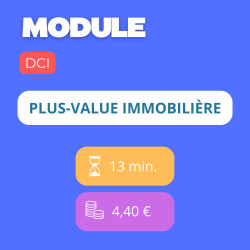 Module - Plus-value immobilière (DCI)