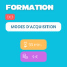 Formation - Modes d'acquisition (DCI)