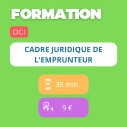 Formation - Cadre juridique de l'emprunteur (DCI)