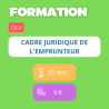 Formation - Cadre juridique de l'emprunteur (DCI)