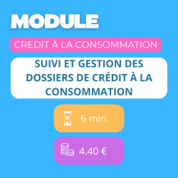 Formation - Maîtriser le crédit à la consommation - 100% Adaptive Learning