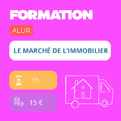 Formation - Le marché immobilier - E-learning de 1h - 15 €