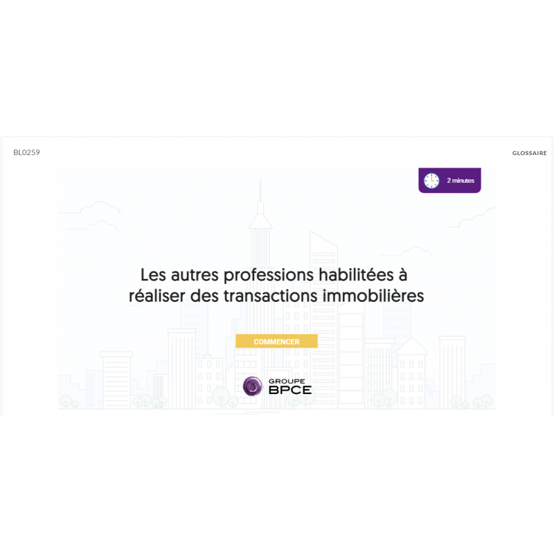Formation - Fiscalité immobilière - E-learning de 1h26 - 19 €