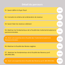 Formation - La déclaration des revenus