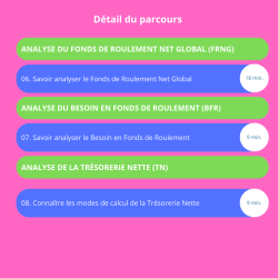 Formation Analyse Financière Niveau Perfectionnement – Maîtriser les SIG, FRNG, BFR et Trésorerie