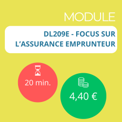 Module - Focus sur l’assurance emprunteur (DDA)