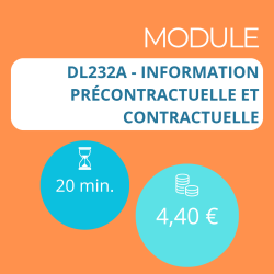 Module - Information précontractuelle et contractuelle (DDA)