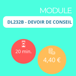 Module - Devoir de conseil (DDA)