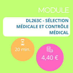 Module - Sélection médicale et contrôle médical (DDA)