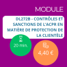 Module - Contrôles et sanctions de l’ACPR en matière de protection de la clientèle (DDA)