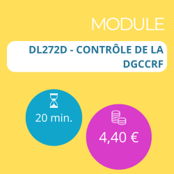 Module - Contrôle de la DGCCRF (DDA)