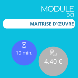 Module - Maitrise d'œuvre (DCI)