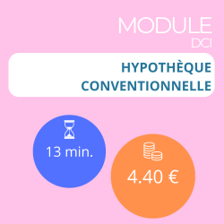 Module - Hypothèque conventionnelle (DCI)