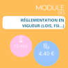 Module - Réglementation en vigueur (Lois, FSI…) (DCI)