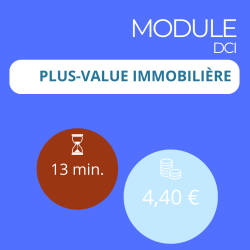 Module - Plus-value immobilière (DCI)