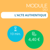 Module - L'acte authentique (DCI)