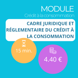 Formation - Maîtriser le crédit à la consommation - 100% Adaptive Learning