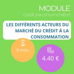 Formation - Maîtriser le crédit à la consommation - 100% Adaptive Learning
