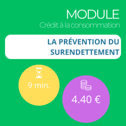 Formation - Maîtriser le crédit à la consommation - 100% Adaptive Learning