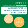 Module - Savoir identifier les produits d'exploitation d'une liasse 2033 (ANAFI-F)