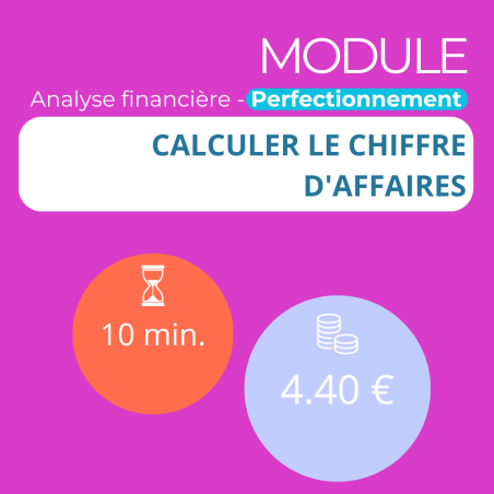 Module - Calculer le Chiffre d'Affaires (ANAFI-P)