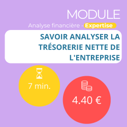 Module - Savoir analyser la Trésorerie Nette de l'entreprise (ANAFI-E)