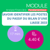 Module - Savoir identifier les postes du passif du bilan d'une liasse 2033 (ANAFI-F)